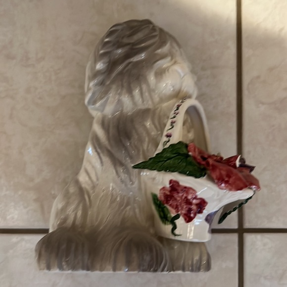 Old English Sheepdog 9” Ceramic Figurine - Picture 4 of 7